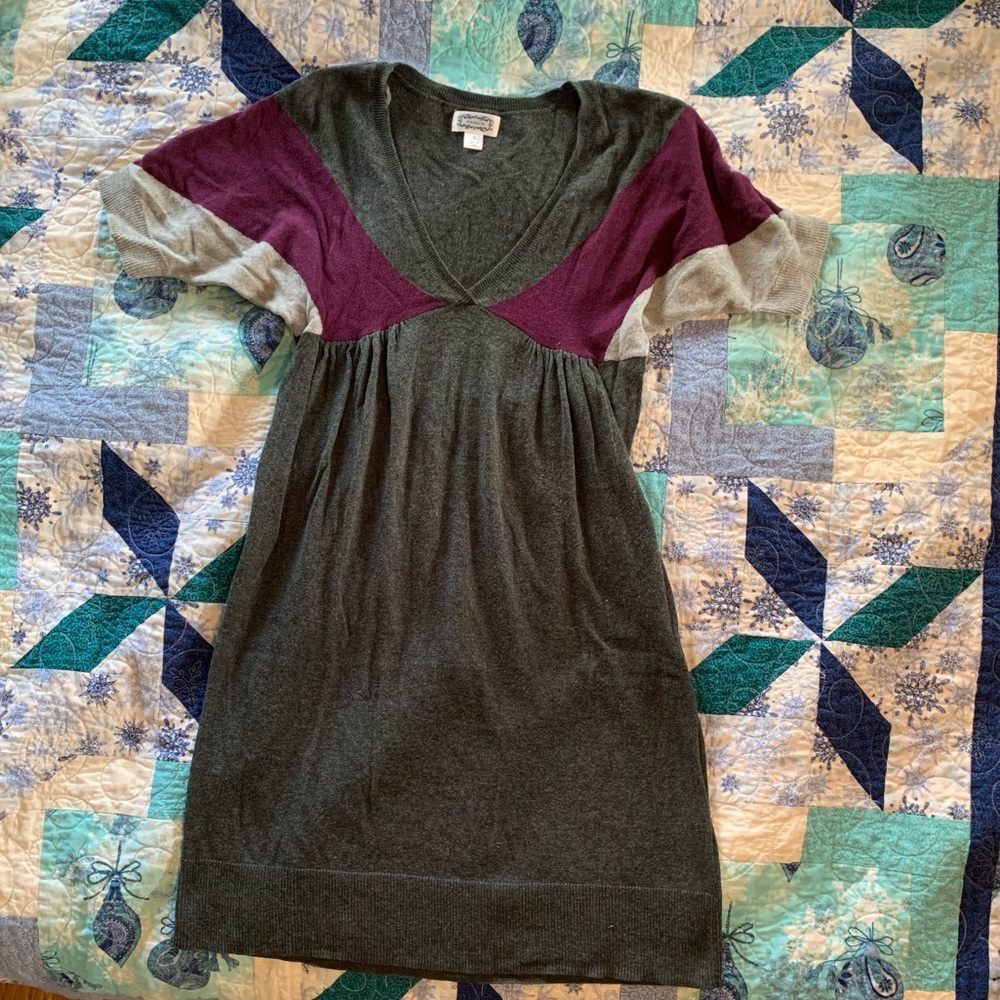 Mini sweater dress